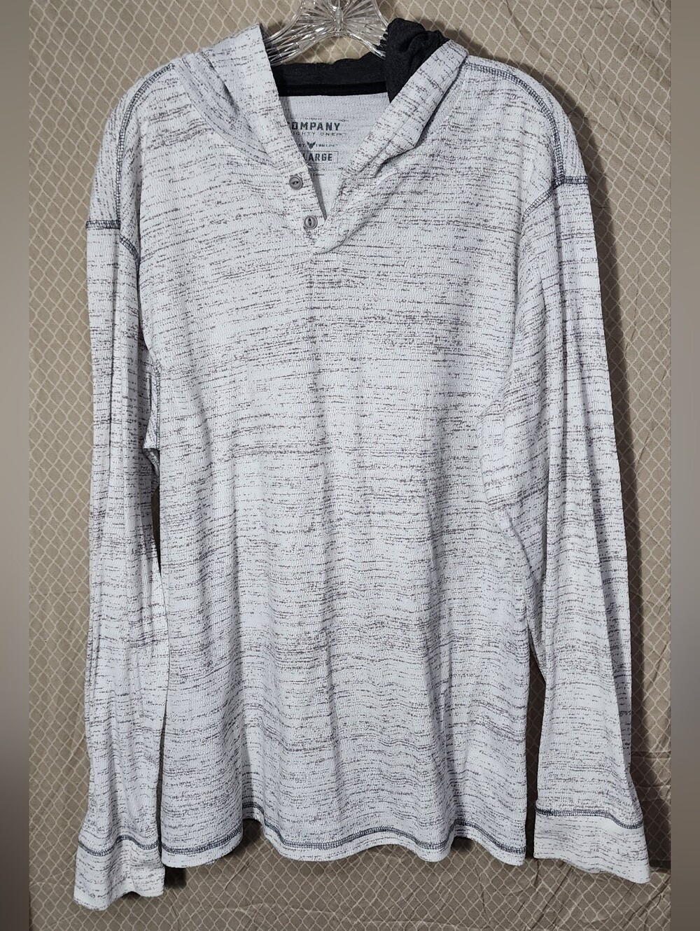 Company 81 Gray Long Sleeve Hoodie Men's 2XL Used Great Shape